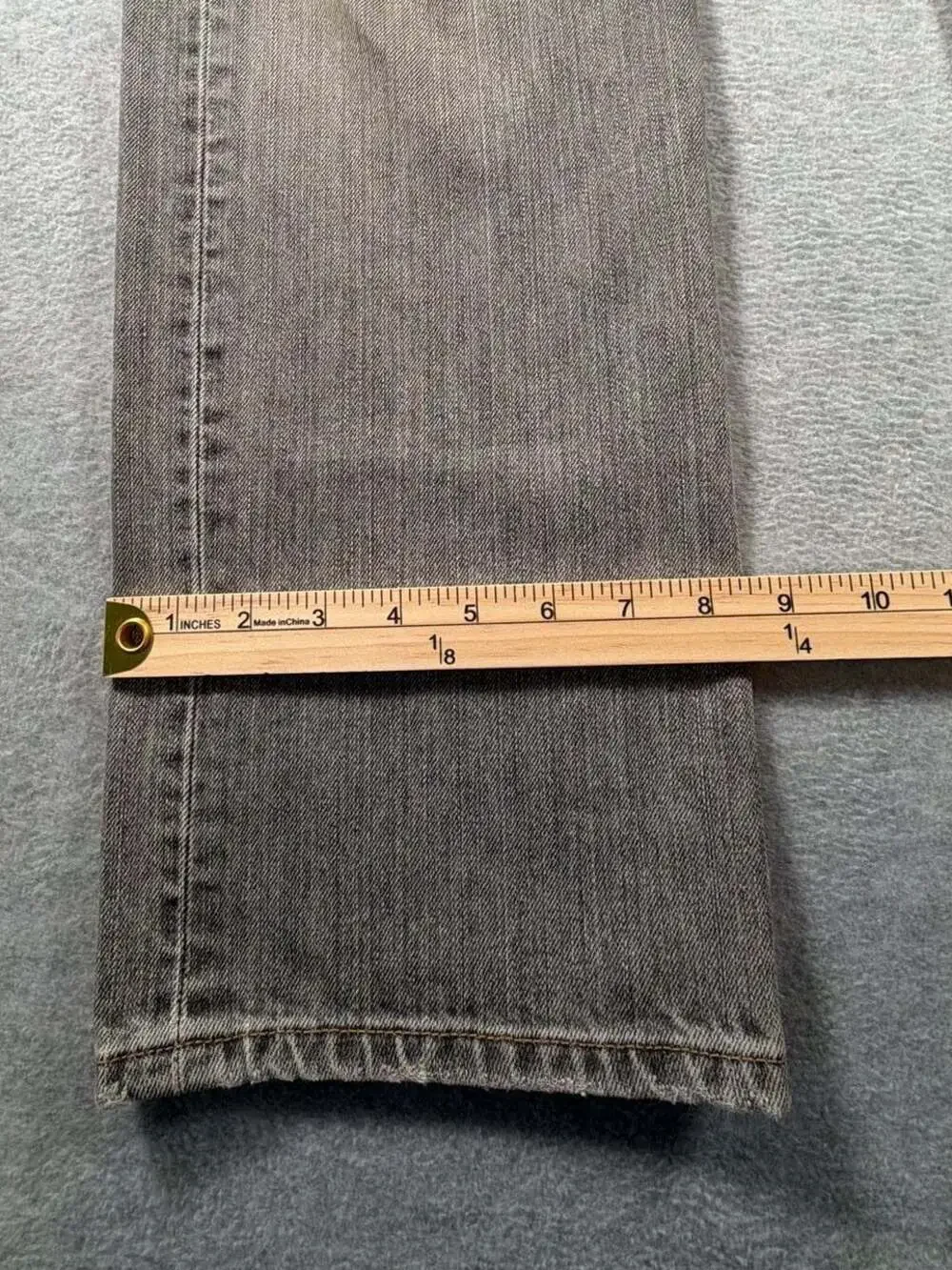 Levi's 501 Original Fit Button-Fly Gray Denim Jeans